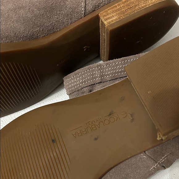 Koolaburra Taupe Ankle Boots - Picture 5 of 7